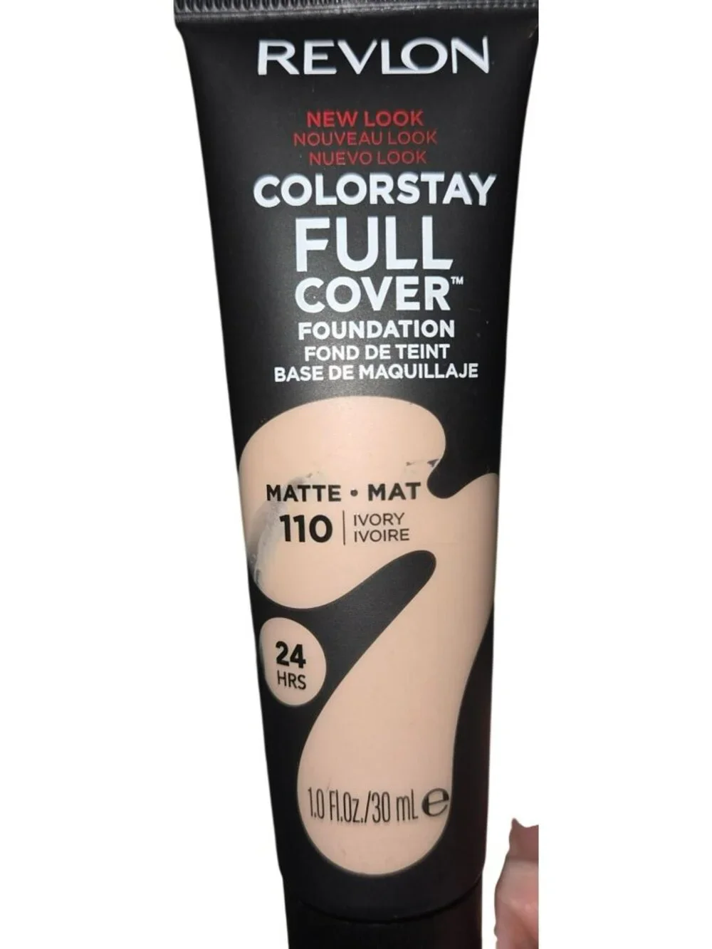 Revlon ColorStay Full Cover Foundation 110 Ivory Matte Full Coverage 24HR Wear 1
